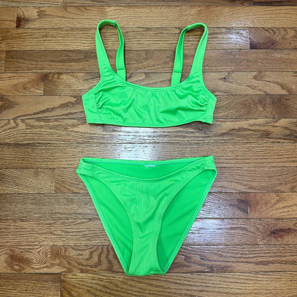 Wild Fable Bright Green Bikini